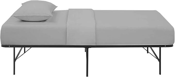 4 PC Cot Sheet Set 33x75, 100% Cotton Fitted Cot Sheet- Perfect for Narrow Twin/Rv Bunk/Camping Cot/Guest Bed Replacement, Sheets for Cot Bunk Bed-Fits Upto 4-8" Deep Mattress- Light Grey Solid