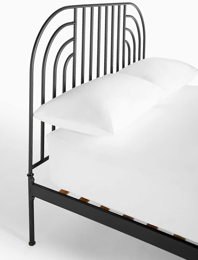 4 PC Cot Sheet Set 33x75, 100% Cotton Fitted Cot Sheet- Perfect for Narrow Twin/Rv Bunk/Camping Cot/Guest Bed Replacement, Sheets for Cot Bunk Bed-Fits Upto 4-8" Deep Mattress- White Solid