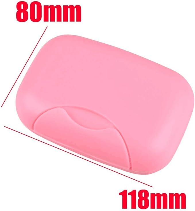 4 Pcs Plastic Soap Case Holder Container Box Home Outdoor Hiking Camping Travel Assortment Colors