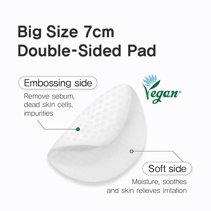 Nightingale Teatree Calming Pads, Facial Toner Pads with Tea Tree & PHA, Low pH Daily Toner Pads to Soothing for Sensitive Skin, Vegan Pads, Non-Irritation, Fragrance & Alcohol Free