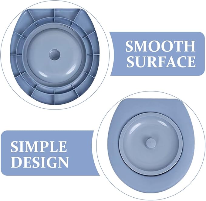 FOMIYES Toilet Seat Bucket with Lid Toilet Mat Potty Seat for Toilet Water Barrel Camping Supplies Portable Toilet Simple Pvc Plastic Barrel Elder