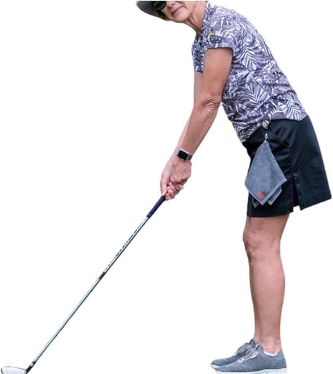 Clippable & Retractable Towels are Perfect for Exercise, Golf, Hiking, Automotive, Fishing, Sports, Yard Work & More (Dark Grey, 10x10 inch (Regular))
