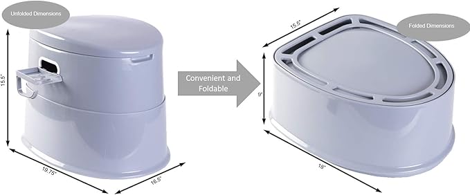 PLAYBERG Folding Portable Travel Toilet
