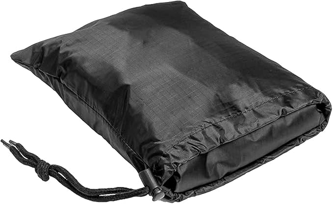 Mil-Tec Adult Ripstop Wet Weather Lightweight Waterproof Multi-Use Rain Poncho with Hood - Use as Bivouac Sack, Shelter Tent