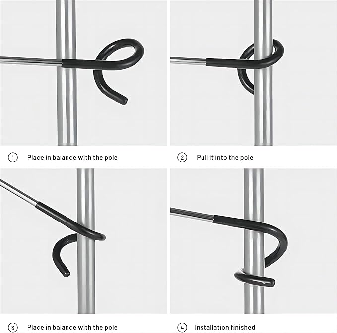 6 Pack Camping Lantern Hook Hangers,Tent Light Lamp Hanging Hooks,Outdoor Lamp Hangers for Camping, Fishing, Hunting