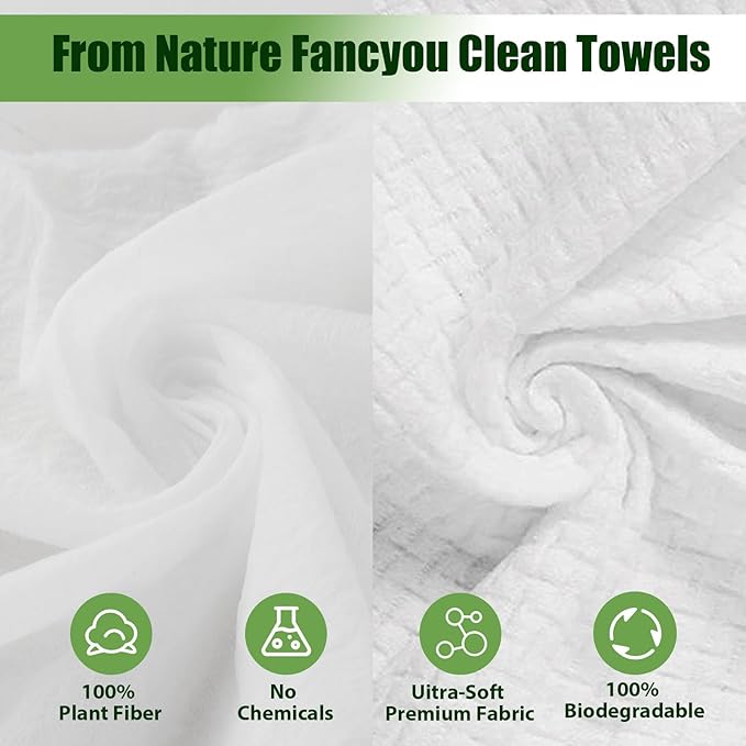 Travel Size Toiletries, Includes Thicken Mini Compressed Towel, Large Disposable Towels, Bath Towel Set for Camping,Hiking,Travel,Hotel,Business,Vacations(31 Count)