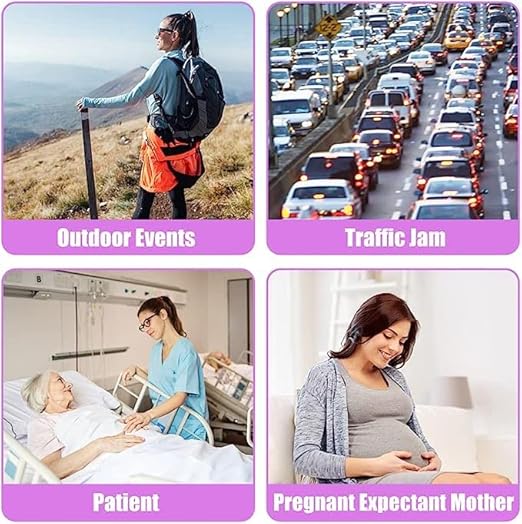 6 PCS Portable Reusable Men's and Women's Outdoor Urinal Funnel, for Camping Trips, Hiking Gear, Traffic jams and queues.