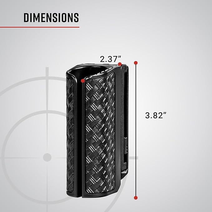 ASP SideBreak Scabbard Baton Holder for ASP F-Series Self-Defense Friction Baton, Holds Expandable Baton for Police, Law Enforcement, Security Guards