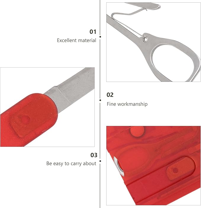 2 Sets Foldable Multit-ool Card, Survival Cards Wallet Tool Portable Emergency Tools, Camping Combination Tool Kit for Hunting Hiking Camping Fishing