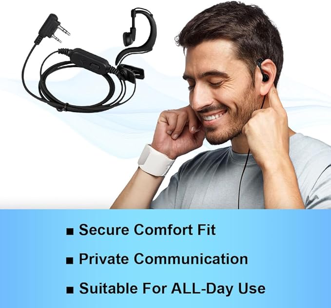 2 Pack BaoFeng UV-5R 8 Watt Ham Radio Handheld BaoFeng Radio with USB Charging Dual Band Ham Radio BaoFeng Walkie Talkie