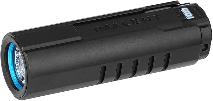 IMALENT LD70 EDC Flashlight Led Rechargeable Torch, Powerful Flashlight 4000 Lumens with CREE XHP70.2 LED, Super Bright Handlight for Camping and Hiking (Deep Black)