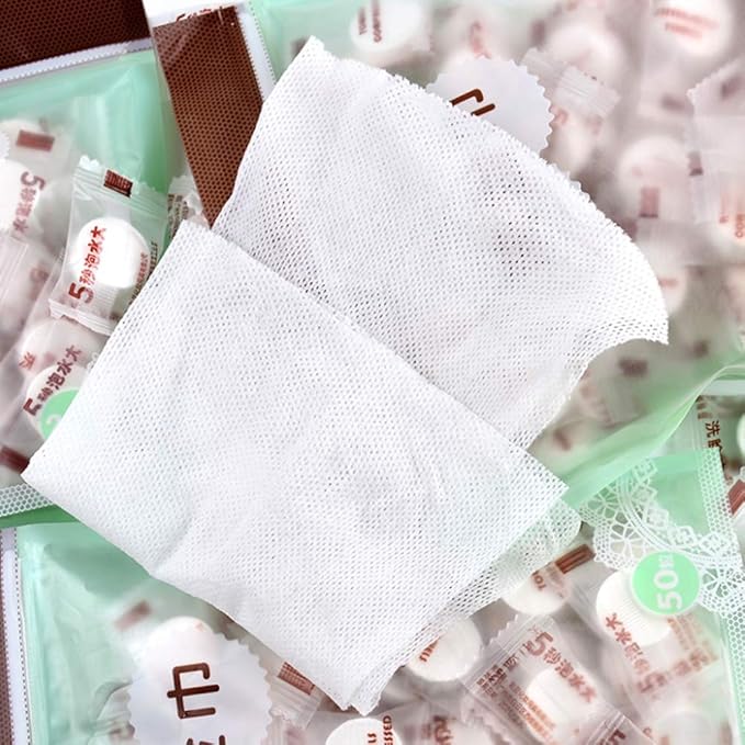 50PCS Compressed Towel, Compressed tissue, Tablet towel Coin tissue for Travel Camping Home Bathroom Beauty Salon Outdoor Sports