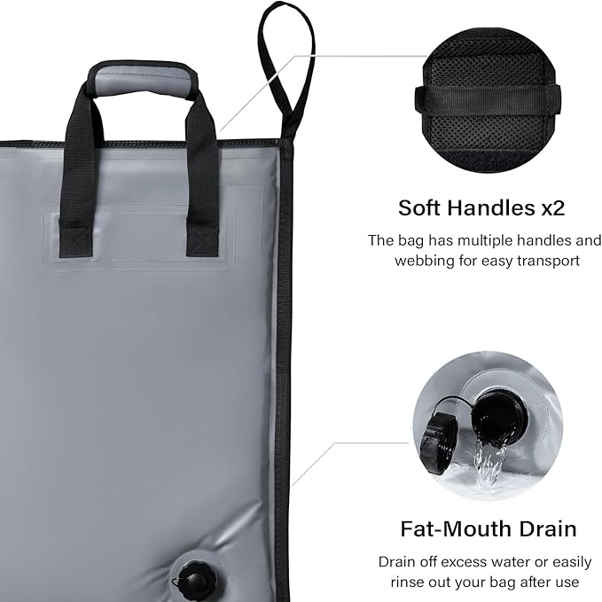 Buffalo Gear Insulated Fish Cooler 60in 71in 116in Large Kill Bag - Portable Waterproof, Keeps Ice-cold More Than 24 Hours