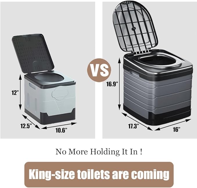 Portable Camping Toilets Porta Potty (Large)