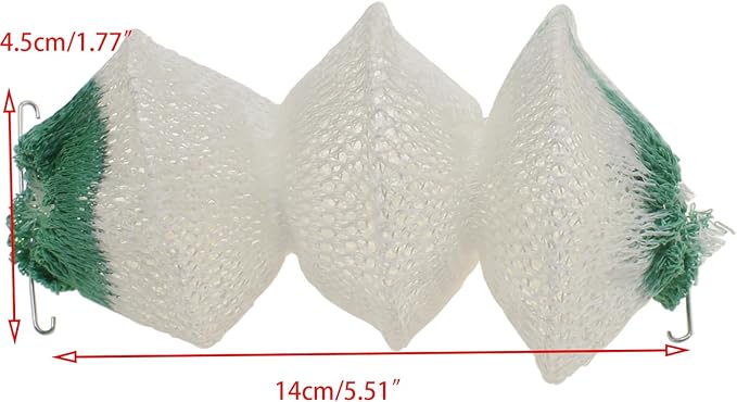 Lantern Mantles Insta-Clip 2#95 Mantles 3-Layer Accordion Shape Gas Lamp/Lantern Mantles with 2 Install Clip (6pcs)