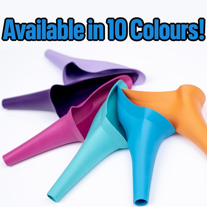 SHEWEE Flexi – The Original Female Urinal – Made in The UK – Reusable, Flexible & Portable Urination Device. Festival, Camping, Car, Hiking Essentials for Women. Stand to Pee Funnel W/Extension Pipe