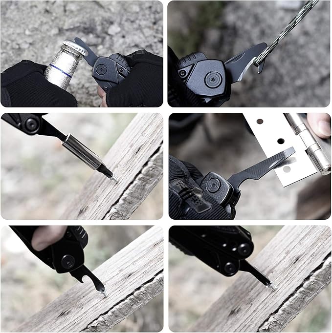 15 in 1 Multitool Pliers, Father's Day Gifts for Him, Christmas Birthday Gifts for Men, Dad Gifts from Daughter Son, Mens Gifts for Dad, Husband, Boyfriend, Grandpa