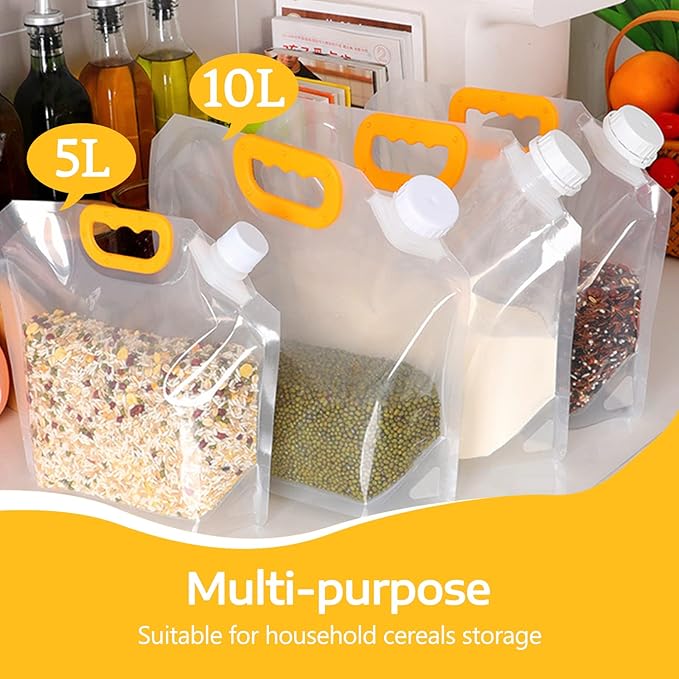 4Pack Collapsible Emergency Outdoor Folding Water Jug Container Bag Freezable, BPA Free Plastic Water Storage Cube for Camping Riding Mountaineer Backpacking, Food Grade