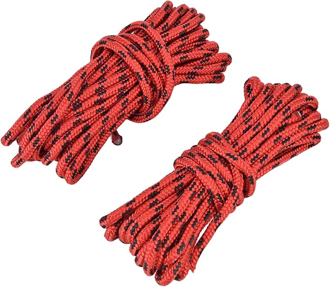 53 Inch Rope Saw, Tree Limb Hand Rope Chain Saw, Teeth Blades on Both Sides, Folding Pocket Chainsaw for Wood Cutting, Camping and Field Survival Gear