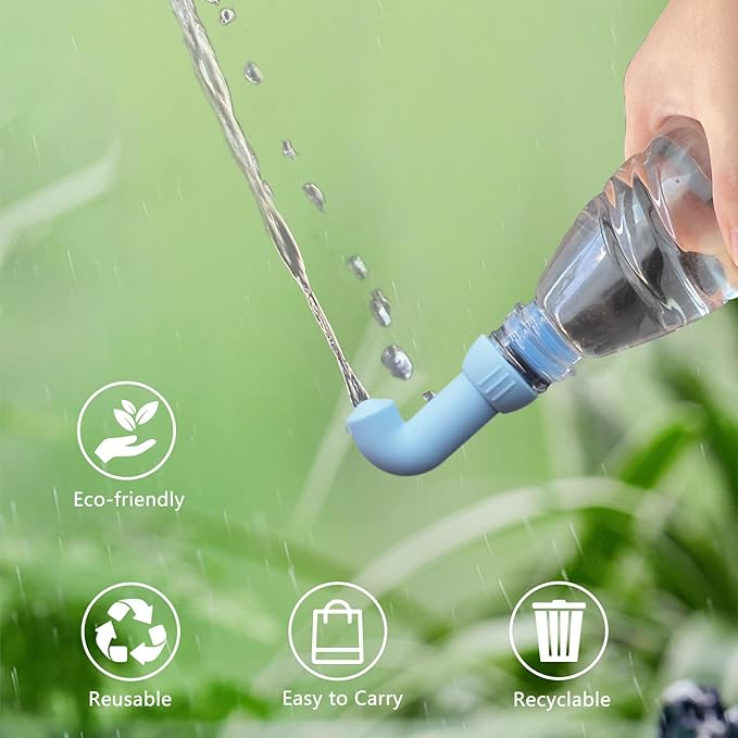 3 Pack Portable Bidet for Travel, Portable Shattaf Bidet Water Sprayer, Compatible with Every Bottle