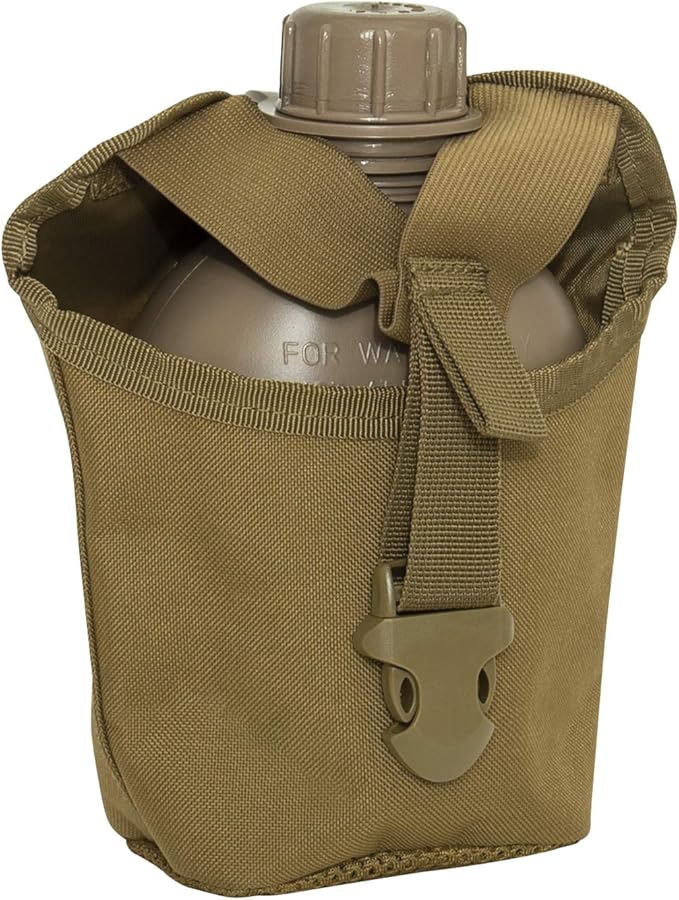 Rothco 1 Quart Canteen Pouch/Cover, Hiking Canteen Cover, Coyote Brown