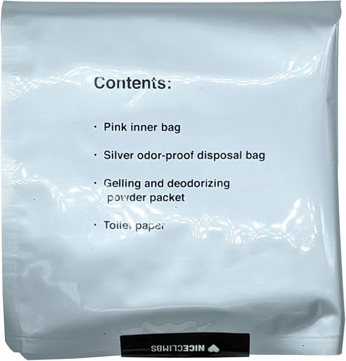 El Crap Waste Bag Toilet Kit, Pack of 10