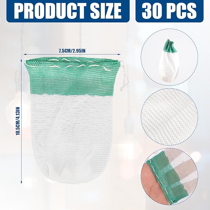 30pcs Propane Lantern Mantles, U-Shape Gas Lantern Covers Shape Replacement Mantles for Outdoor Camping Hiking Fishing Gas Lamp