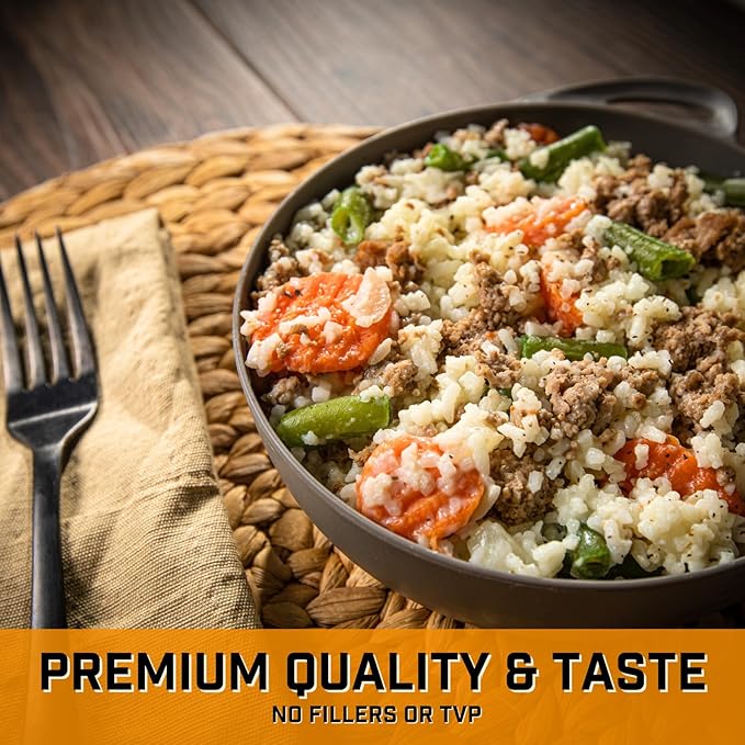 Peak Refuel Venison Country Casserole | Chad Mendes Signature Meal | Premium Freeze-Dried Variety Meals | Hunting, Survival, Camping, Backpacking Food | High-Protein Game Meats | MRE | Made in USA