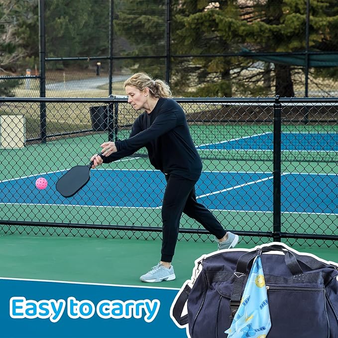 6 Pcs Dinkball Towels for Women Men Tennis Towel in Fashionable Prints 17 x 15 Inches Towel with Clip Dinkball Lover Gift Accessories