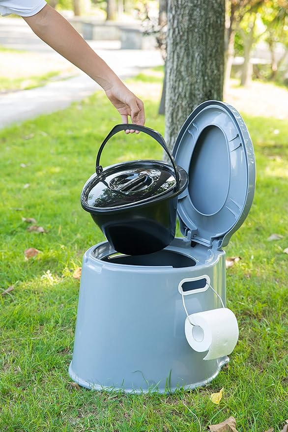 PLAYBERG Portable Travel Toilet for Camping and Hiking