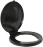 Flip-Top Portable Snap-on Toilet Seat (Commode NOT included) - Use with RESTOP Commode or Standard 5-Gallon Bucket