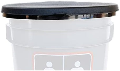 Flip-Top Portable Snap-on Toilet Seat (Commode NOT included) - Use with RESTOP Commode or Standard 5-Gallon Bucket