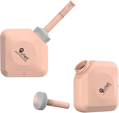 Portable Bidet Spray for Women & Men - Compact, Easy to Use, 360° Rotating Nozzle - Ideal for Hygiene, Bidet Attachment for Toilet - Pink/Gray/Black - 240ML Capacity (Pink)