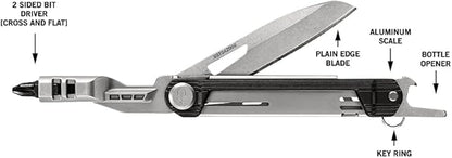 Gerber Gear Armbar Slim Drive, Pocket Knife Multitool with Screwdriver, Onyx