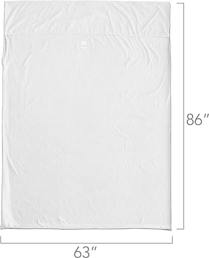 Pike Trail Sleeping Bag Liner – Travel and Camping Sheet, Lightweight and Compact Insert with Full Length Zipper and Guarantee
