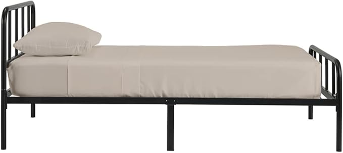 4-PC Cot Sheet Sets, 28x75, 100% Cotton Fitted Sheets - Perfect for Narrow Twin/RV Bunk/Camping Cot/Guest Bed Replacement, Fits Upto 4-8" Deep Mattress - Beige Solid