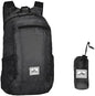 20L Ultra Lightweight Foldable Backpack Small Hiking Rucksack Ultralight Water Resistant Travel Packable Daypack for Men Women for Outdoor Sport Travelling Walking Hiking Camping Biking (Black B)