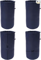Durable Drawstring Water Resistant Dust Flap Stuff Sack Bag 4-Pack