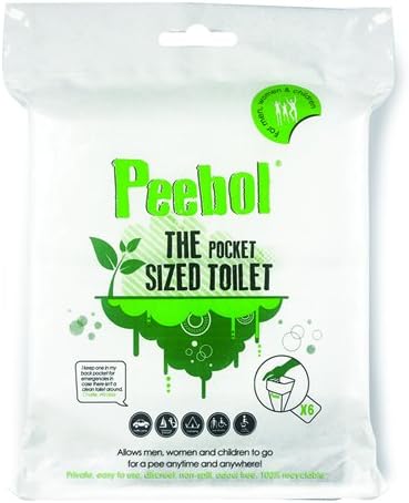 by SHEWEE – The Pocket-Sized Toilet – Rapidly Turns 1L of Urine into an Odourless & Solid Gel. Made in the UK, Disposable Urinal Bag for Everyone. Festival, Camping, Car & Travelling Essentials