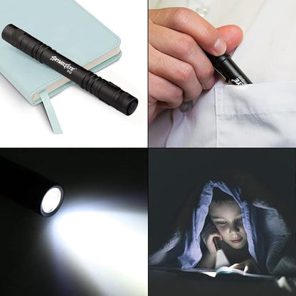 2PCS LED Pen Light Pocket Flashlight, Ultra Bright Mini Small Flashlight with Clip for Inspection, Nurses, Emergency