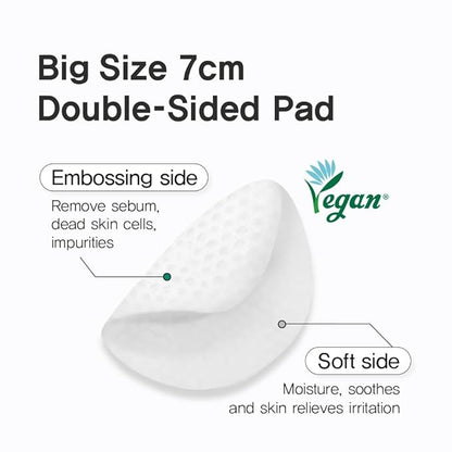Nightingale Teatree Calming Pads, Facial Toner Pads with Tea Tree & PHA, Low pH Daily Toner Pads to Soothing for Sensitive Skin, Vegan Pads, Non-Irritation, Fragrance & Alcohol Free