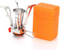 Portable Camping Stoves Backpacking Stove with Piezo Ignition Stable Support Wind-Resistance Camp Stove for Outdoor Camping Hiking Cooking