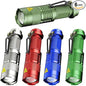 3 Modes LED Flashlight Torch Tactical Lamp Mini Q5 Light for Camping Hiking Emergency (color-5 pack)