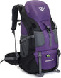 50L Hiking Backpack, Waterproof Lightweight Daypack for Outdoor Camping Travel