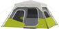 CORE Instant Cabin Tents | 6 Person / 9 Person / 10 Person / 12 Person Family Cabin Multi Room Pop Up Tents Car Camping | Included Storage Pockets for Camping Accessories