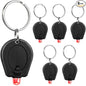 6 Pack Ultra Bright Red LED Keychain Flashlight, Mini Red Light Keychain Flashlight, Red Keychain Flashlight for Night Observation