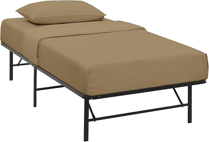 4-PC Cot Size Sheets Set - 32x75, 100% Cotton Fitted Sheet - Perfect for Narrow Twin/Rv Bunk/Camping Cot/Guest Bed Replacement, Fits Upto 4-8" Deep Mattress - Taupe Solid