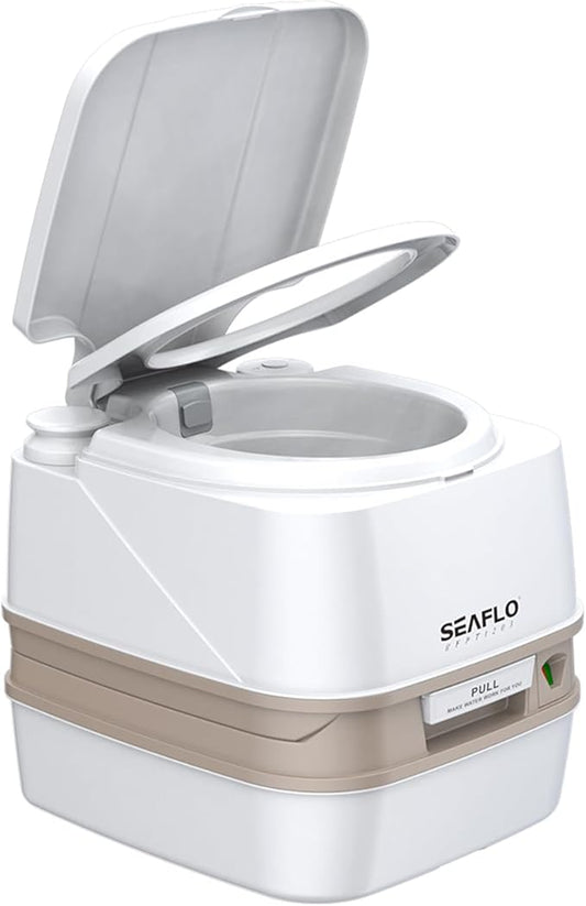 SEAFLO 2.6 Gallon (12L) Premium Portable Travel Toilet