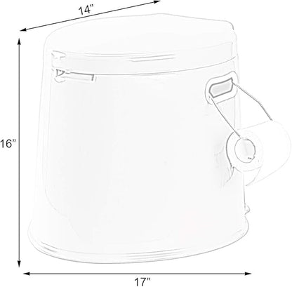 PLAYBERG Portable Travel Toilet for Camping and Hiking