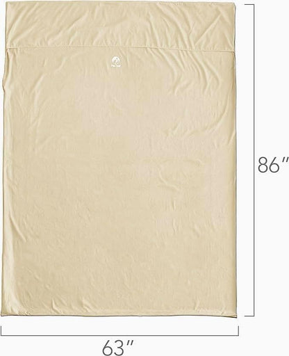 Pike Trail Sleeping Bag Liner – Travel and Camping Sheet, Lightweight and Compact Insert with Full Length Zipper and Guarantee